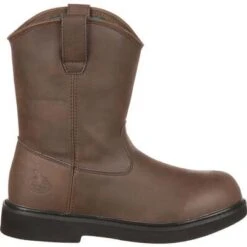 Georgia Boot Big Kid Pull-On Boot -Georgia Boots Deals G100 8 LARGE