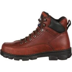 Georgia Boot Eagle Light Wide Load Steel Toe Work Hiker -Georgia Boots Deals G6395 5 LARGE
