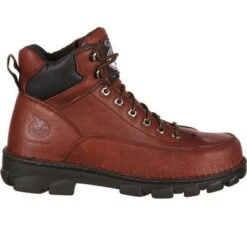 Georgia Boot Eagle Light Wide Load Steel Toe Work Hiker -Georgia Boots Deals G6395 8 LARGE