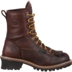 Georgia Boot Steel Toe Waterproof Logger Boot -Georgia Boots Deals G7313 8 LARGE