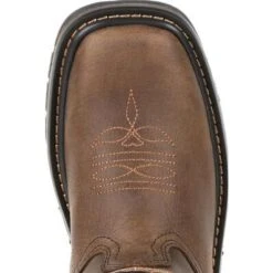 Georgia Boot Carbo-Tec LT Big Kids Brown Pull-On Boot -Georgia Boots Deals GB00342Y 6 LARGE