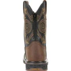 Georgia Boot Carbo-Tec LT Little Kids Pull-On Saddle Boot -Georgia Boots Deals GB00343C 4 LARGE