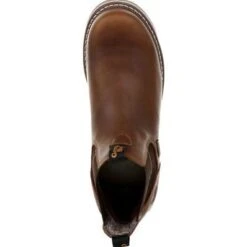 Georgia Boot AMP LT Wedge Steel Toe Waterproof Chelsea Work Boot -Georgia Boots Deals GB00353 6 LARGE