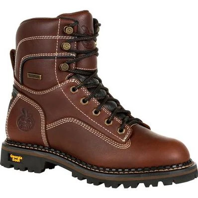 Georgia Boot AMP LT Logger Women's Alloy Toe Waterproof Low Heel Logger Boot 1 Georgia Boot AMP LT Logger Women's Alloy Toe Waterproof Low Heel Logger Boot
