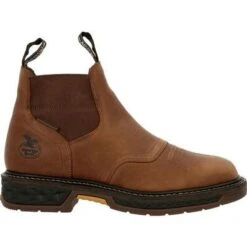 Georgia Boot Carbo-Tec LT Waterproof Chelsea Work Boot -Georgia Boots Deals GB00434 8 LARGE