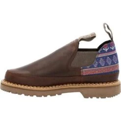 Georgia Boot Women's Brown And Blue Romeo Shoe -Georgia Boots Deals GB00460 5 LARGE