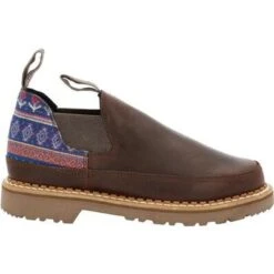 Georgia Boot Women's Brown And Blue Romeo Shoe -Georgia Boots Deals GB00460 8 LARGE