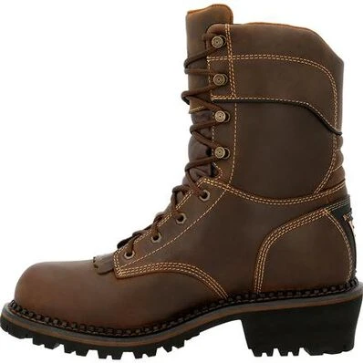 Georgia Boot AMP LT Logger Composite Toe Insulated Waterproof Work Boot 6 Georgia Boot AMP LT Logger Composite Toe Insulated Waterproof Work Boot - Image 6