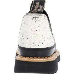 Georgia Boot Women's Black And White Romeo Shoe -Georgia Boots Deals GB00504 4 LARGE