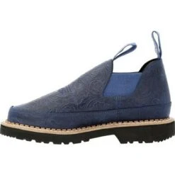 Georgia Boot Women's Marbeled Denim Romeo Shoe -Georgia Boots Deals GB00505 5 LARGE