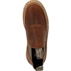 Georgia Boot Women's Brown Basketweave Embossed Romeo Shoe -Georgia Boots Deals GB00506 6 LARGE