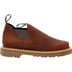 Georgia Boot Women's Brown Basketweave Embossed Romeo Shoe -Georgia Boots Deals GB00506 8 LARGE