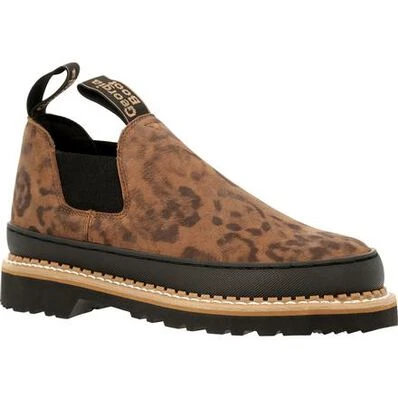 Georgia Boot Women's Brown And Cheetah Romeo Shoe 1 Georgia Boot Women's Brown And Cheetah Romeo Shoe