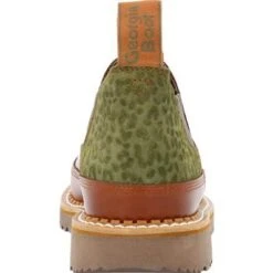 Georgia Boot Women's Brown And Olive Cheetah Romeo Shoe -Georgia Boots Deals GB00509 4 LARGE