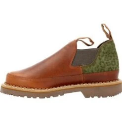 Georgia Boot Women's Brown And Olive Cheetah Romeo Shoe -Georgia Boots Deals GB00509 5 LARGE