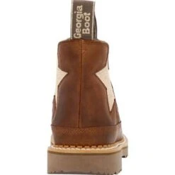Georgia Boot Women's Brown Chelsea Star Romeo Boot -Georgia Boots Deals GB00510 4 LARGE