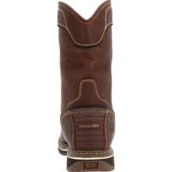 Georgia Boot AMP LT Edge Women's Waterproof Pull On Work Boot -Georgia Boots Deals GB00516 4 LARGE