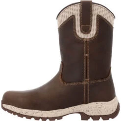 Georgia Boot Eagle Trail Women’s Pull-On Work Boot -Georgia Boots Deals GB00557 5 LARGE