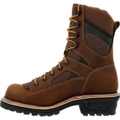Georgia Boot LTX Logger Composite Toe Waterproof Work Boot -Georgia Boots Deals GB00617 5 LARGE