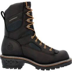 Georgia Boot LTX Logger Waterproof Work Boot -Georgia Boots Deals GB00618 8 LARGE