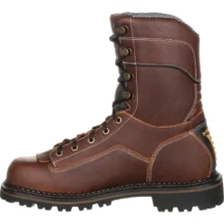 Men's Georgia Boot AMP LT Logger Low Heel Waterproof Work Boot -Georgia Boots Deals GUEST 089ebeb2 a58f 4afa aacc 1958cc0d2f04