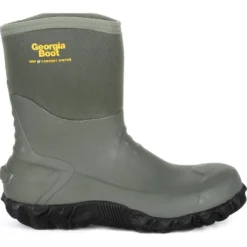 Men's Green Georgia Boot Waterproof Mid Rubber Boot Size 9 -Georgia Boots Deals GUEST 1bdf3632 b142 485f b1af 72339cc2da71