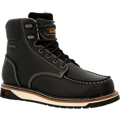 Men's Georgia Boot AMP LT Wedge Waterproof Moc-Toe Work Boot 7 Men's Georgia Boot AMP LT Wedge Waterproof Moc-Toe Work Boot - Image 7
