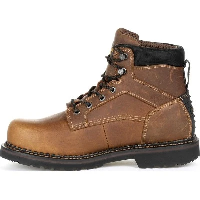 Georgia Boot Men's Brown Georgia Giant Revamp Steel Toe Internal Met-Guard Waterproof Work Boot Size 9(Wide) 4 Georgia Boot Men's Brown Georgia Giant Revamp Steel Toe Internal Met-Guard Waterproof Work Boot Size 9(Wide) - Image 4