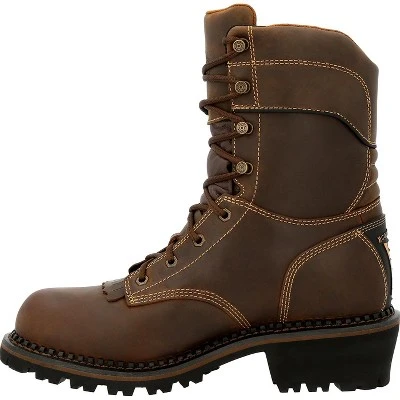 Men's Georgia Boot AMP LT Logger Composite Toe Insulated Waterproof Work Boot 4 Men's Georgia Boot AMP LT Logger Composite Toe Insulated Waterproof Work Boot - Image 4