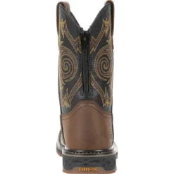 Georgia Boot Carbo-Tec LT Boys' Brown Pull-On Saddle Boot -Georgia Boots Deals GUEST 78e2fc91 9e7d 4040 bfcf 9a0c8305adf6