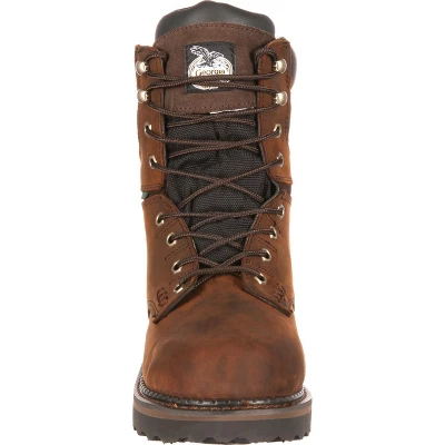 Men's Brown Georgia Boot Brookville Steel Toe Waterproof Work Boot Size 12 2 Men's Brown Georgia Boot Brookville Steel Toe Waterproof Work Boot Size 12 - Image 2