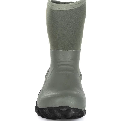 Men's Green Georgia Boot Waterproof Mid Rubber Boot Size 14 2 Men's Green Georgia Boot Waterproof Mid Rubber Boot Size 14 - Image 2