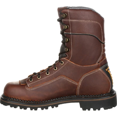 Men's Georgia Boot AMP LT Logger Composite Toe Low Heel Waterproof Work Boot 4 Men's Georgia Boot AMP LT Logger Composite Toe Low Heel Waterproof Work Boot - Image 4