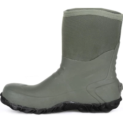 Men's Green Georgia Boot Waterproof Mid Rubber Boot Size 14 4 Men's Green Georgia Boot Waterproof Mid Rubber Boot Size 14 - Image 4