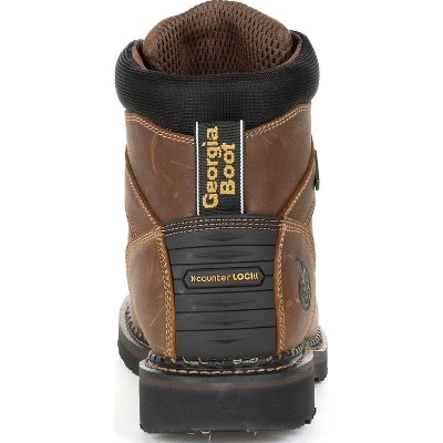 Georgia Boot Men's Brown Georgia Giant Revamp Steel Toe Internal Met-Guard Waterproof Work Boot Size 9(Wide) 3 Georgia Boot Men's Brown Georgia Giant Revamp Steel Toe Internal Met-Guard Waterproof Work Boot Size 9(Wide) - Image 3