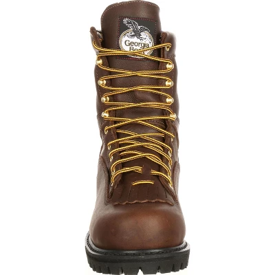 Men's Brown Georgia Boot Lace-to-Toe Waterproof Work Boot Size 9.5 2 Men's Brown Georgia Boot Lace-to-Toe Waterproof Work Boot Size 9.5 - Image 2